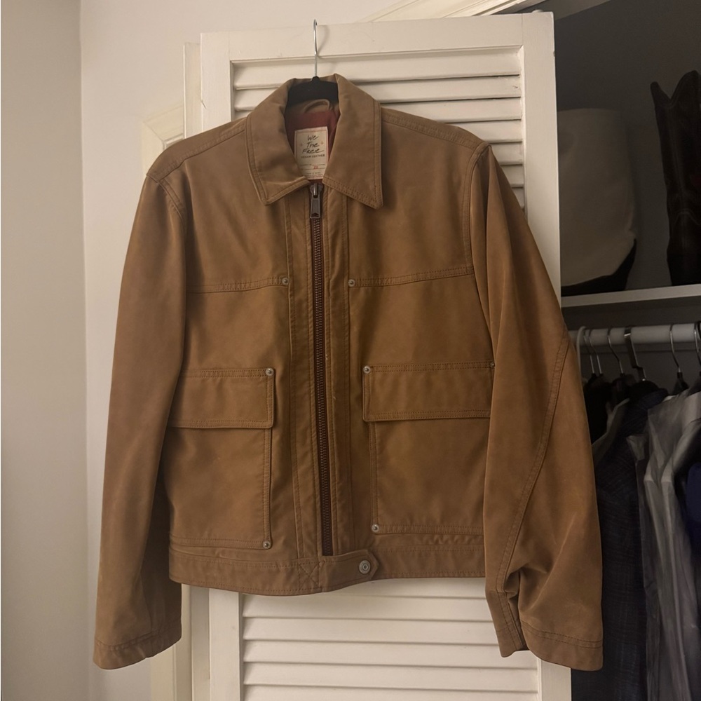 Free People Vegan Leather Jacket